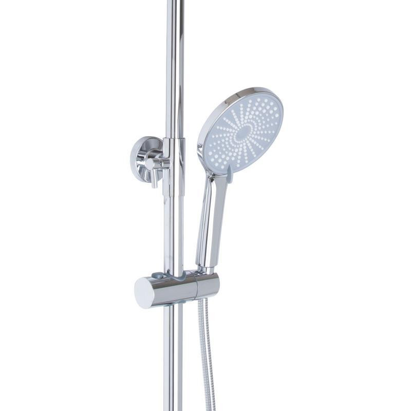 Душова система для ванни Qtap Aries з виливом QTARI1112CRM47606 Chrome Київ - фото 4