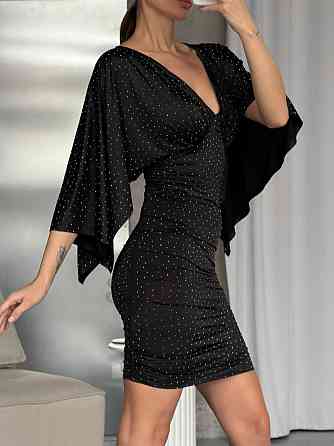 Женское праздничное платье микромасло с стразами Одесса