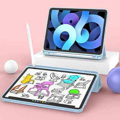 Чохол до планшета BeCover Tri Fold Hard TPU Apple iPad Air 11" M2 2024 Light Blue (711403) Вінниця