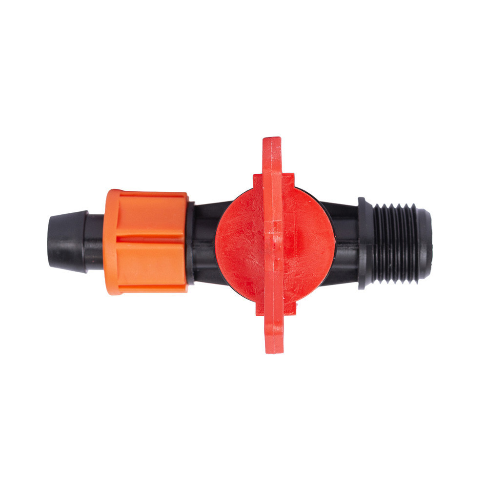 Кран для капельной ленты Ø16мм н/р 1/2