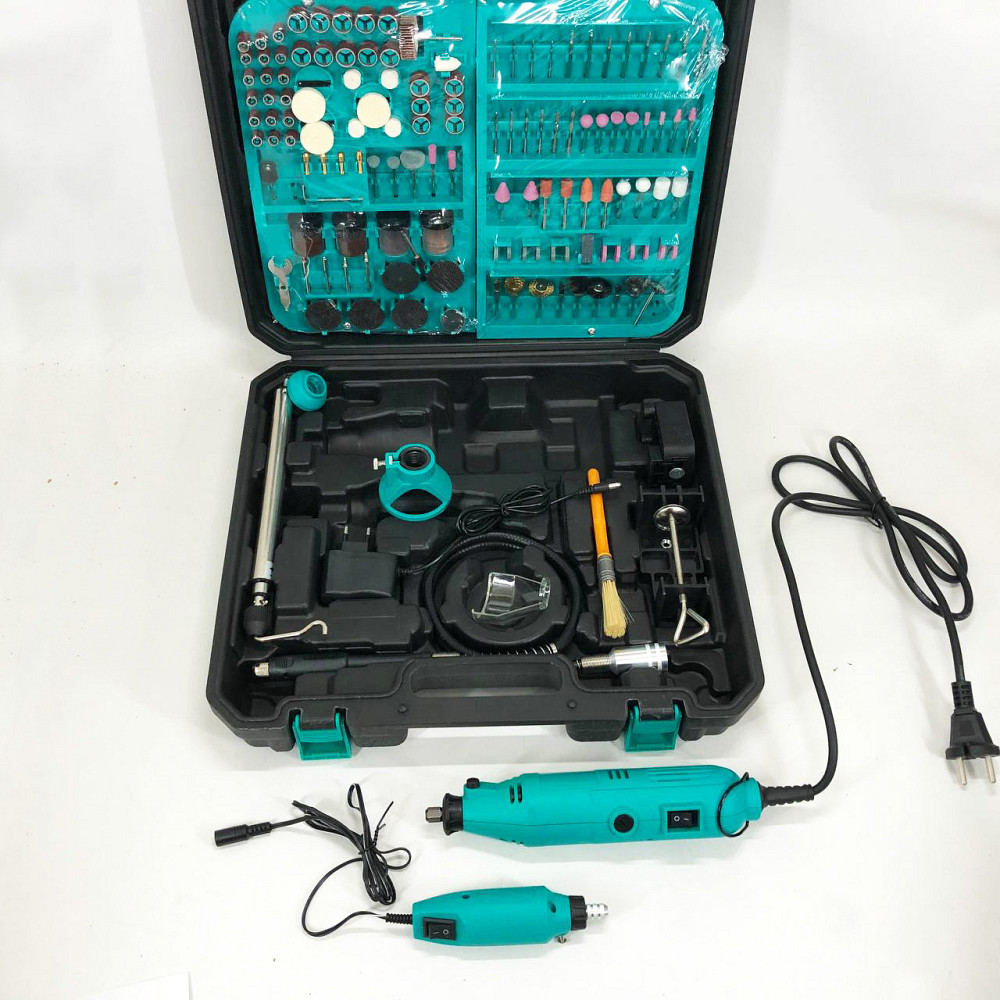 Ручний електричний гравер + гравер Mini 12V з 236 насадками, електричний електричний міні, Дриль гравер LS-69 Львів - фото 9