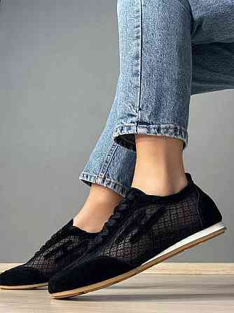 Кросівки жіночі Meideli 880-8 замшеві з сіткою снікерси чорні, 36, 23 см Київ
