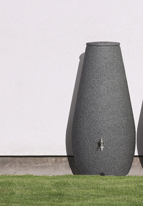 Ємність для збору дощової води Prosperplast Drop, графіт, 200 л Київ - фото 4