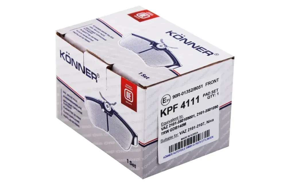 Колодки 2101 передние Konner Винница - изображение 2