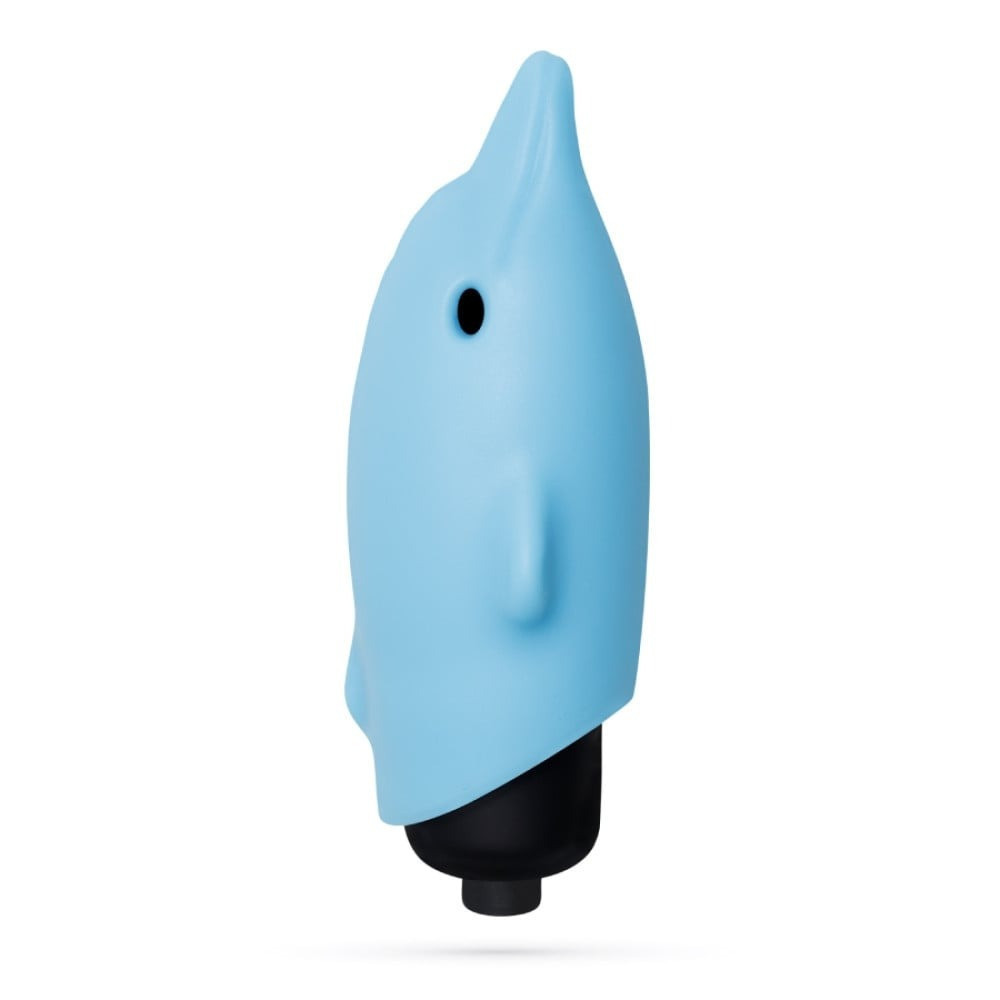 Мини-вибратор в виде дельфина Crushios Dolphin з 10 скоростями, голубой Sex Aura Киев - изображение 1