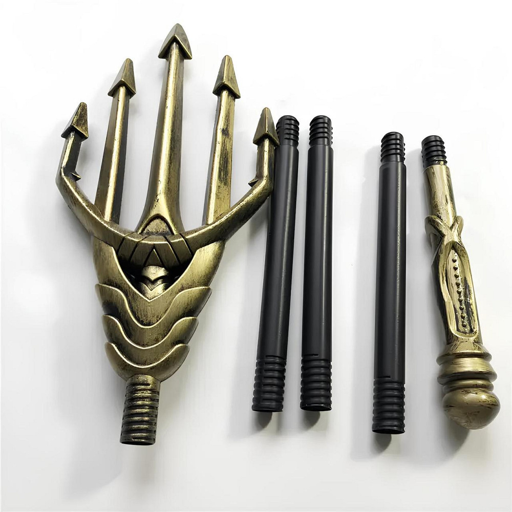 Косплей тризуб Аквамен RESTEQ 1:1 — реалістичний реквізит 145 см з Ліги Справедливості для косплею та колекції Київ - фото 6