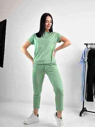 Летний прогулочный костюм трикотажный 