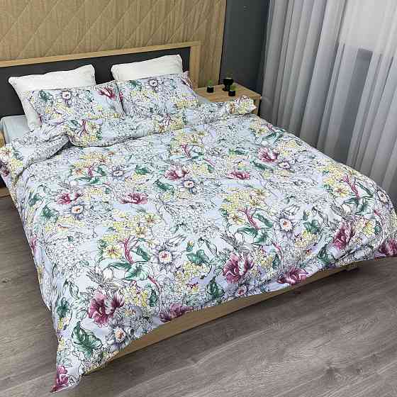 Комплект постельного белья Ранфорс, Decorator Cotton Collection Vernal Евро 220х200 с разноцветным принтом (88-125) Киев