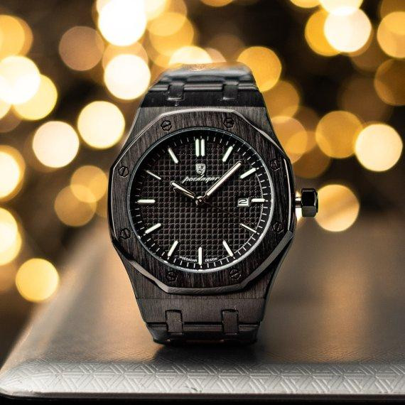 Мужские наручные часы Poedagar Morion (Черные) Киев - изображение 10