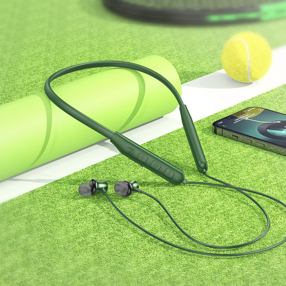 Навушники HOCO ES64 Easy Sound sports BT earphones Dark Green Київ - фото 2