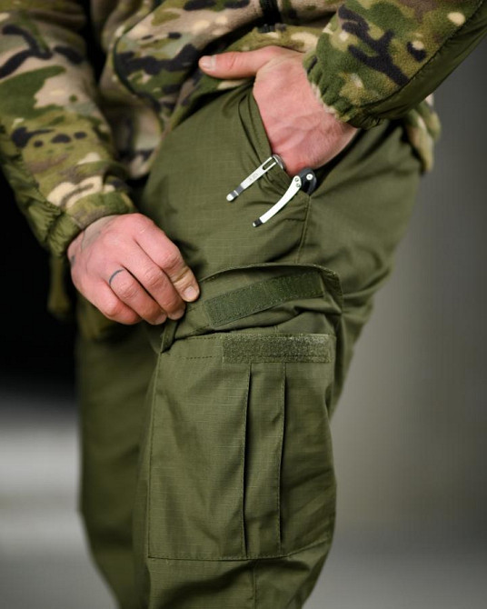 Тактические штаны  pyramid  рипстоп олива ВТ7485 Одесса - изображение 10
