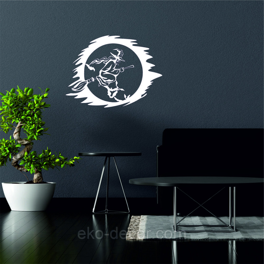 Декоративное настенное Панно «Ведьма» Декор на стену 110*83 см, Белый Киев - изображение 4