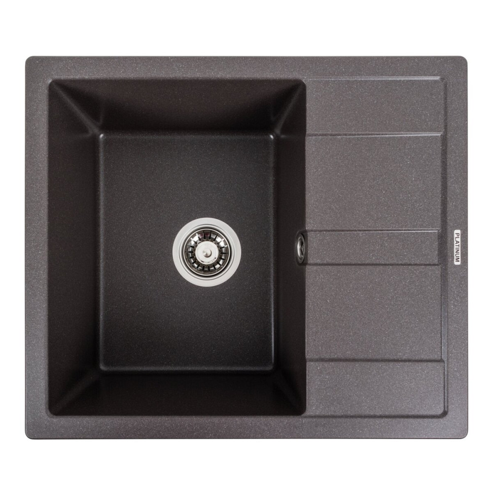 PLATINUM Гранітна мийка для кухні Platinum 5851 ARIA матовий Гренадін Київ - фото 1