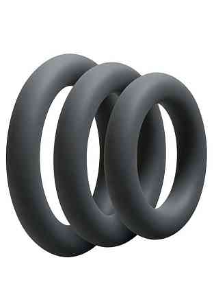 Набір ерекційних кілець Doc Johnson OptiMALE 3 C-Ring Set Thick Sex Aura Київ