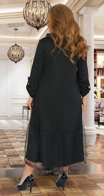 Довге плаття з перлами великого розміру (50) Київ - фото 4