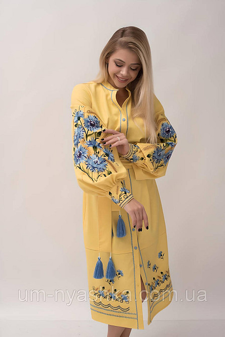 Жіноча вишита сукня на льоні Василина Кривий Ріг - фото 3