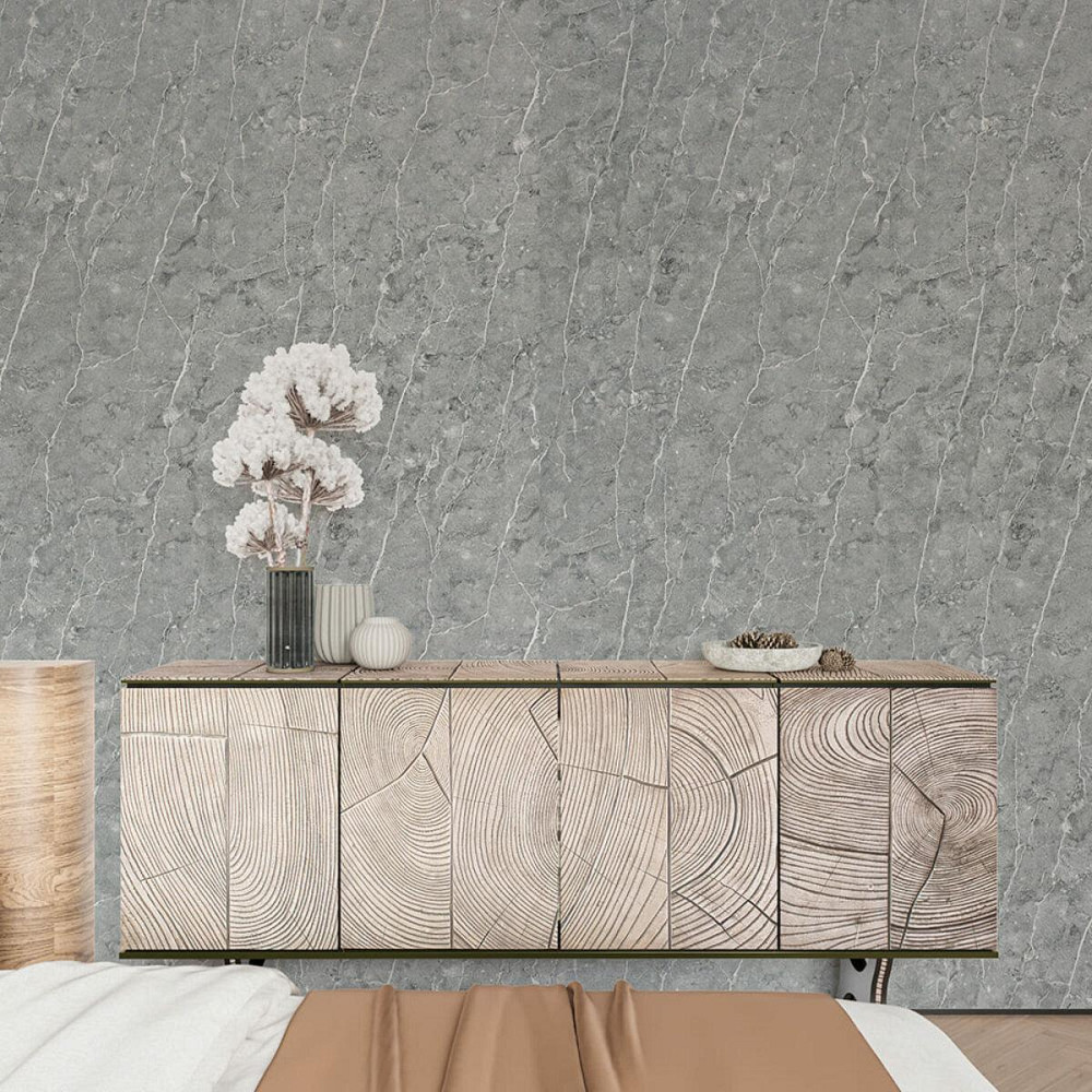 Декоративная ПВХ плита 1,22м х 2,44м х 3мм Металлик мрамор SW-00001409 Днепр - изображение 8