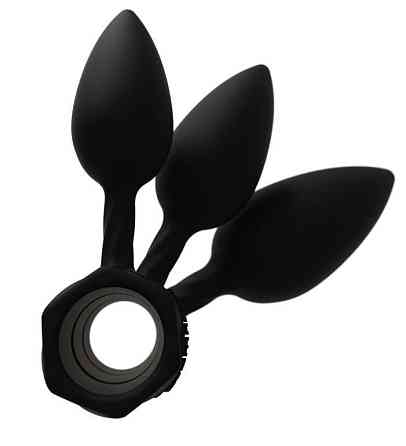 Набор анальных пробок Bathmate Anal Training Plugs, диаметр 2,5см - 3,1см - 3,8см Sex Aura Киев