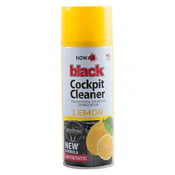 Полироль для панели приборов Nowax Cockpit Cleaner Spray Лимон, 450мл Львов