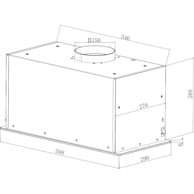 Вытяжка кухонная Hansa OMP6555BGH Винница - изображение 2