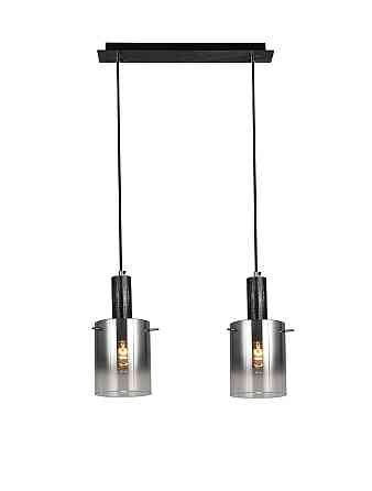 VALESO Підвісний світильник G 07459/2L матовий чорний сріблястий хром Киев