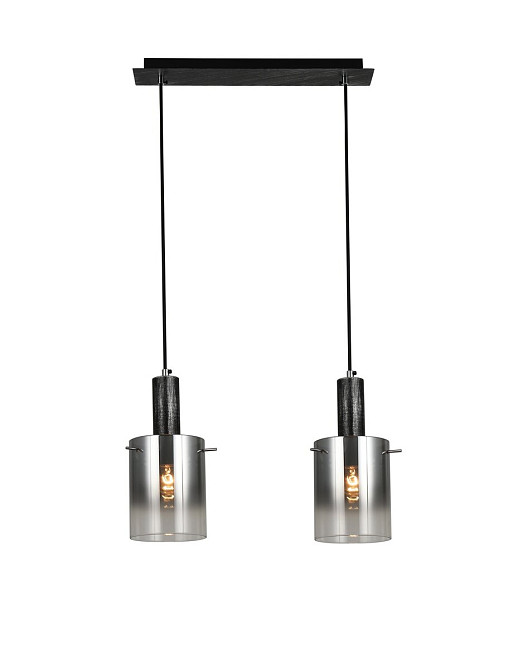 VALESO Підвісний світильник G 07459/2L матовий чорний сріблястий хром Киев - изображение 1