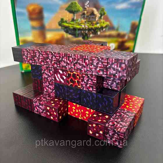 Магнітний конструктор майнкрафт 126 магнітних блоків портал в нижній світ Dream World LZCK 013 Хмельницький