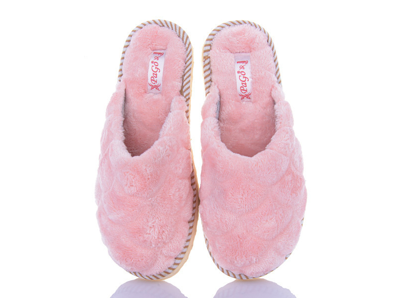 Тапочки домашние женские закрытые комнатные PaGo  Пудра 39 Одесса - изображение 1