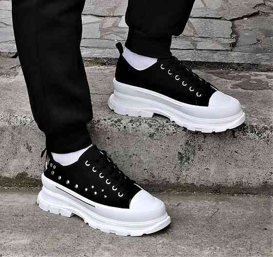 Женские Кроссовки Кеды на Танкетке Чёрные Слипоны Мокасины на Платформе (размеры: 37,38,39,40) - 33-1 Днепр