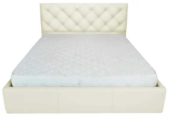 Кровать Двуспальная Bristol VIP 180 х 190 см Fly 2200 A1 С дополнительной металлической цельносварной рамой Белый Киев