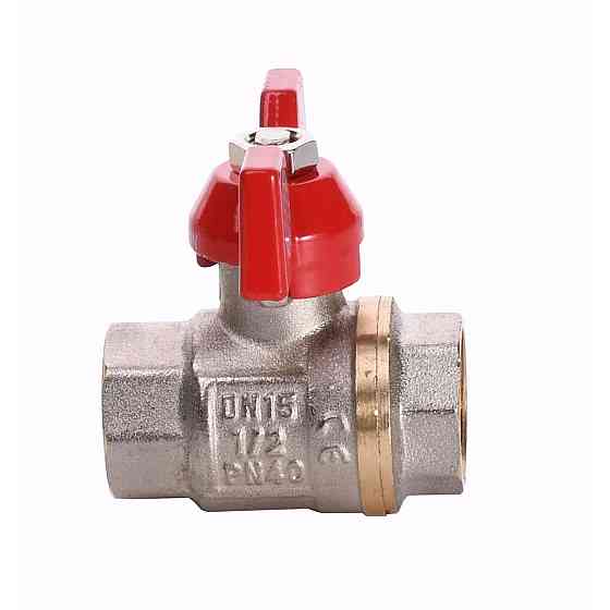 Кран шаровый прямой SOLOMON 1/2″ ВВ КБ PN40 B1007 (000000538) Киев