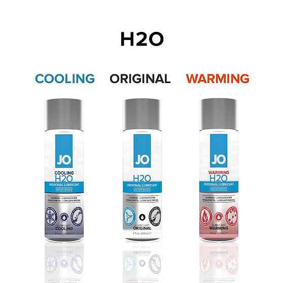 Охлаждающая смазка на водной основе JO H2O COOLING (120 мл) с ментолом, растительный глицерин Sex Aura Киев