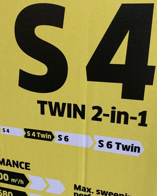 Karcher s4 twin 2 in1 підмітальна машинка подметальная замітарка Харків - фото 3