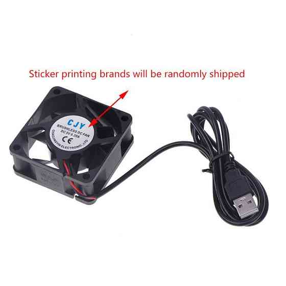 USB вентилятор Gdstime 60x60 мм для охолодження ПК Київ