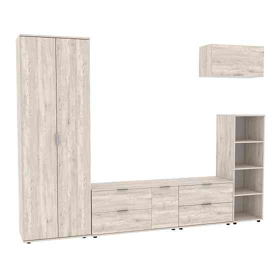 Стенка в гостиную Ketrin-3, Самоа Димчастий, 2820х425х2100 Львов