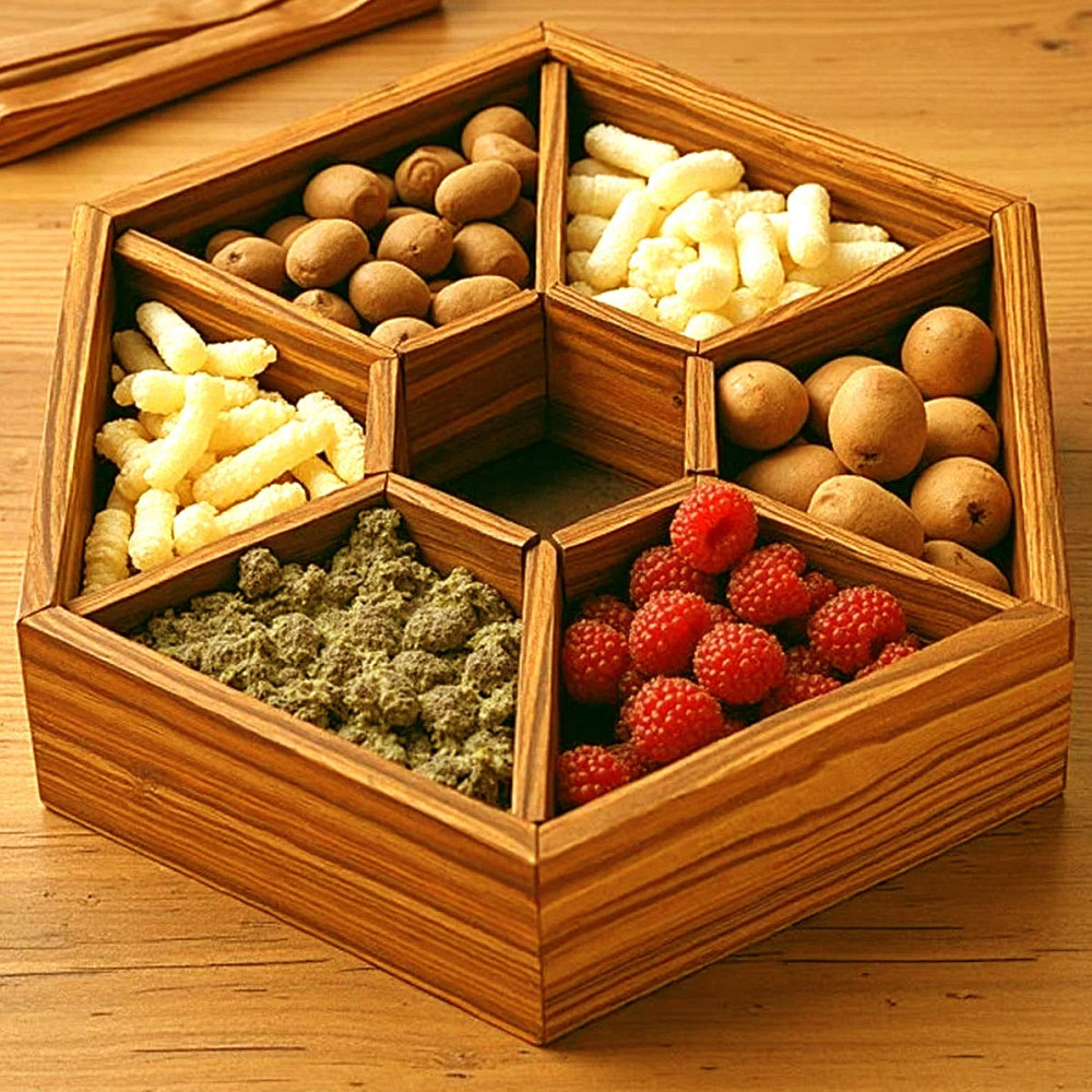 Менажница деревянная 