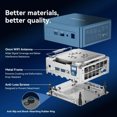 Компьютер GEEKOM Mini IT13 2025 Edition / i9-13900HK, 32, 2TB, W11Pro (GMIT13I913900HK-322-EU) Винница - изображение 4