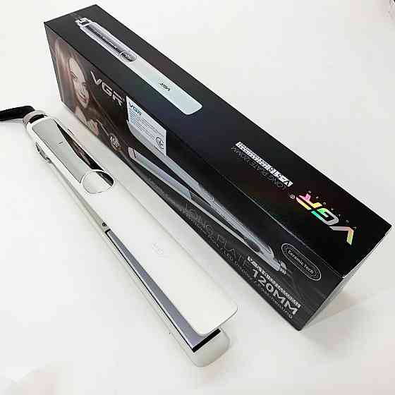 Випрямляч-гофре для тонкого волосся VGR, Професійна праска, Плойка вирівнювач, Кращий випрямляч волосся PG-56 Івано-Франківськ