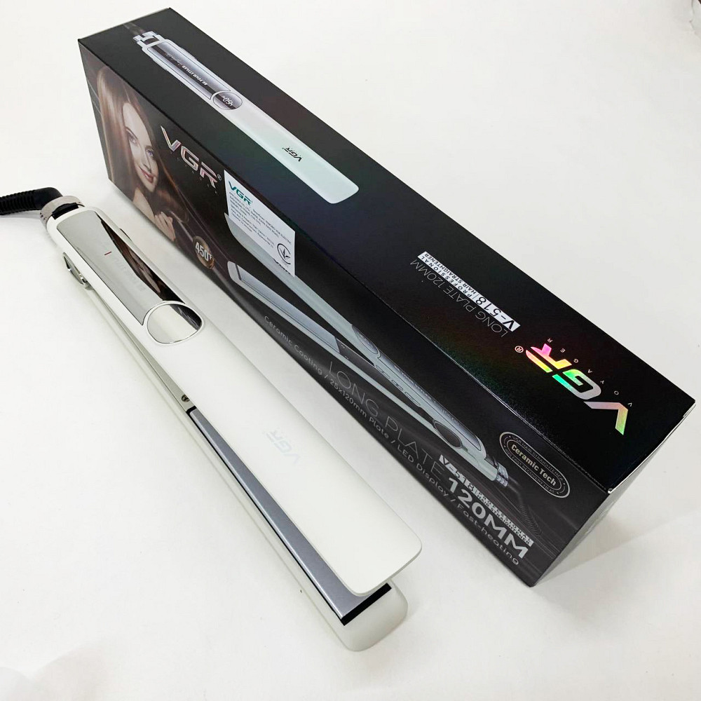 Випрямляч-гофре для тонкого волосся VGR, Професійна праска, Плойка вирівнювач, Кращий випрямляч волосся PG-56 Івано-Франківськ - фото 6