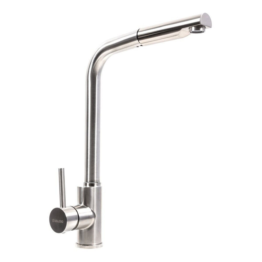 VALESO Кухонний змішувач з висувною лійкою VALESO Q411B нержавійка Киев - изображение 1