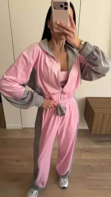 Женский костюм тройки из плюшевого велора — стильный и удобный комплект Одесса - изображение 9