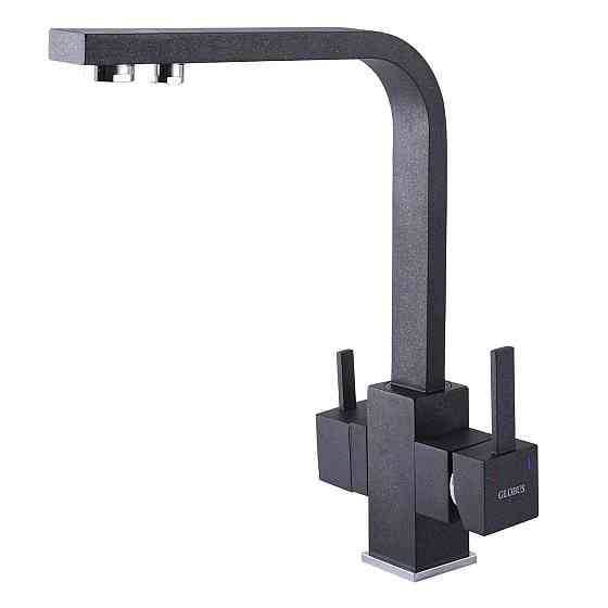 Смеситель для кухни под осмос Globus Lux LAZER GLLR-0111-1-ONIX Киев
