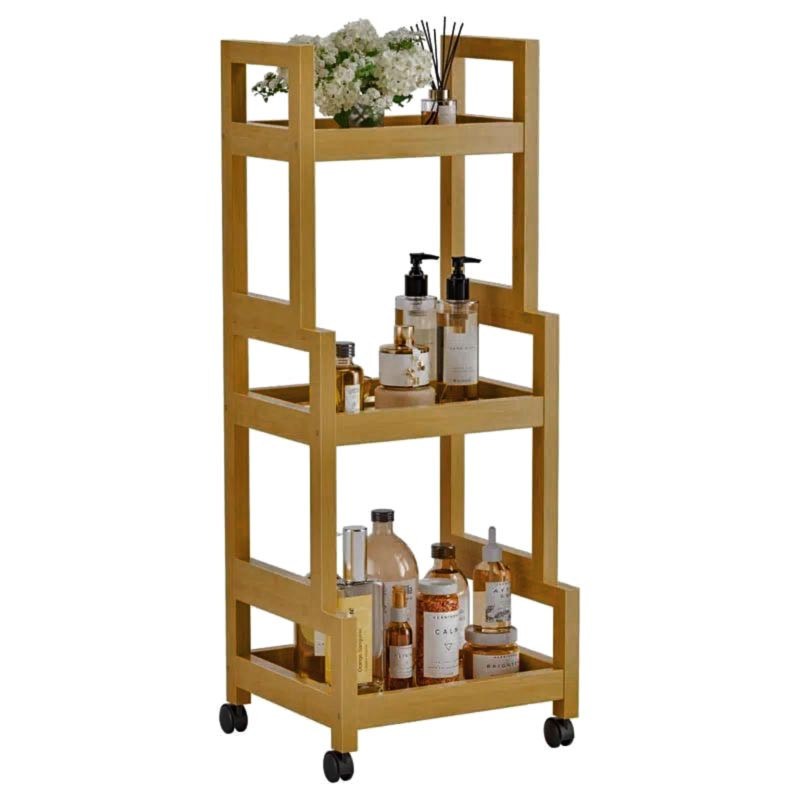 Этажерка для ванной на колёсиках 