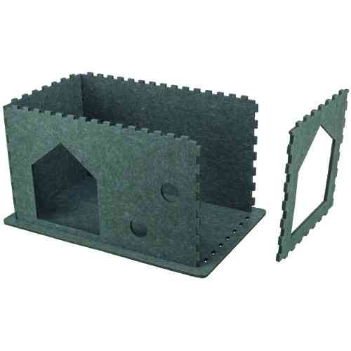 Будиночок Trixie Lene для котів фетр 54х30х35 см сірий Київ