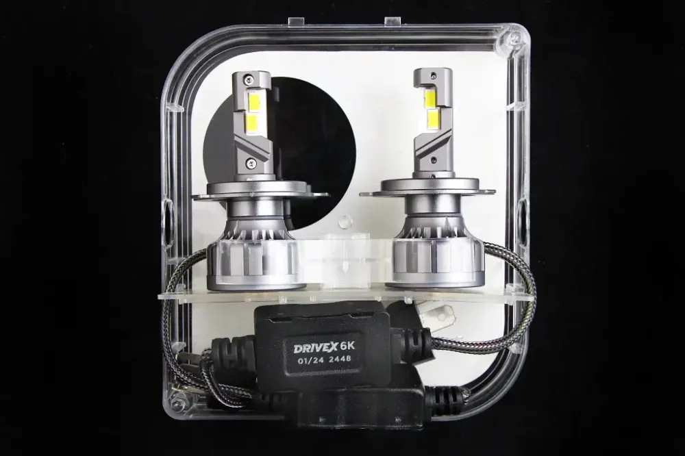 Лампа диодная   H4 12-24В 12000лм/6000К/52Вт/CSP3570 DriveX с кулером +CAN-модуль Винница - изображение 1