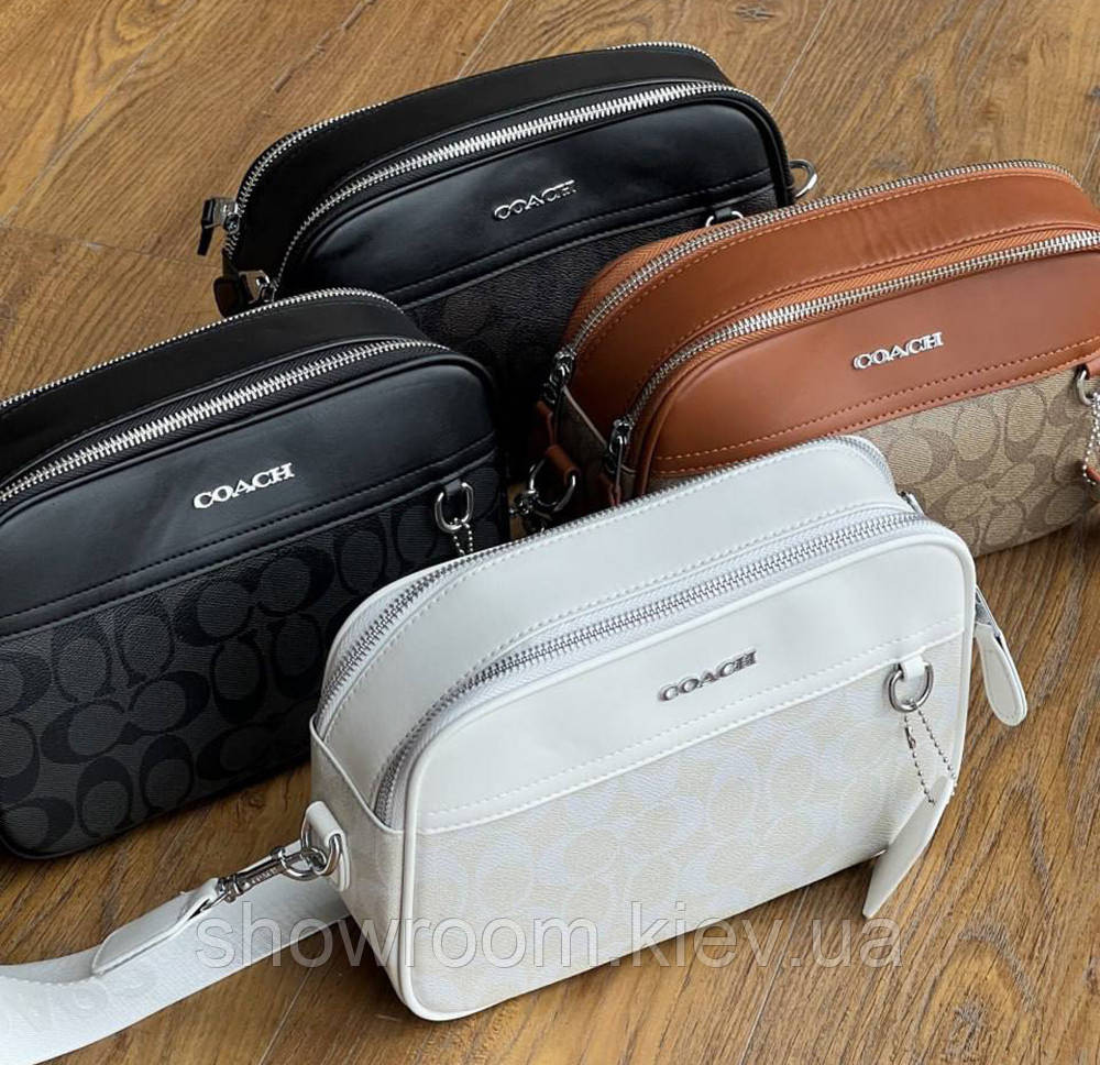 Жіноча брендова сумка crossbody Coach (1376-1) Київ - фото 6
