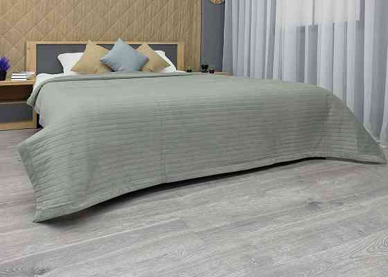 Покривало велюрове Кing Size 220х240 см колір болотний (85-207) Київ