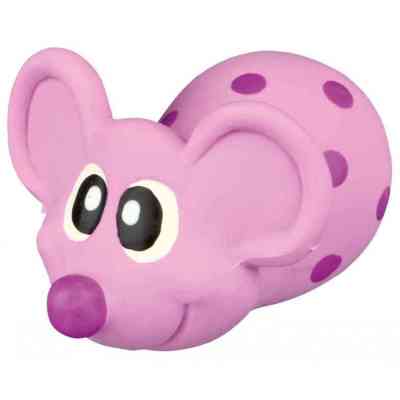 Игрушка для собак Trixie Мышь с пищалкой в горошек Латекс 8 см (4011905351704) Винница