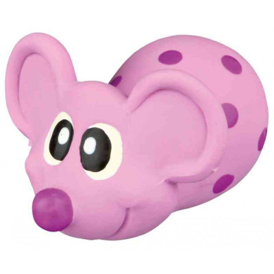 Игрушка для собак Trixie Мышь с пищалкой в горошек Латекс 8 см (4011905351704) Винница - изображение 1