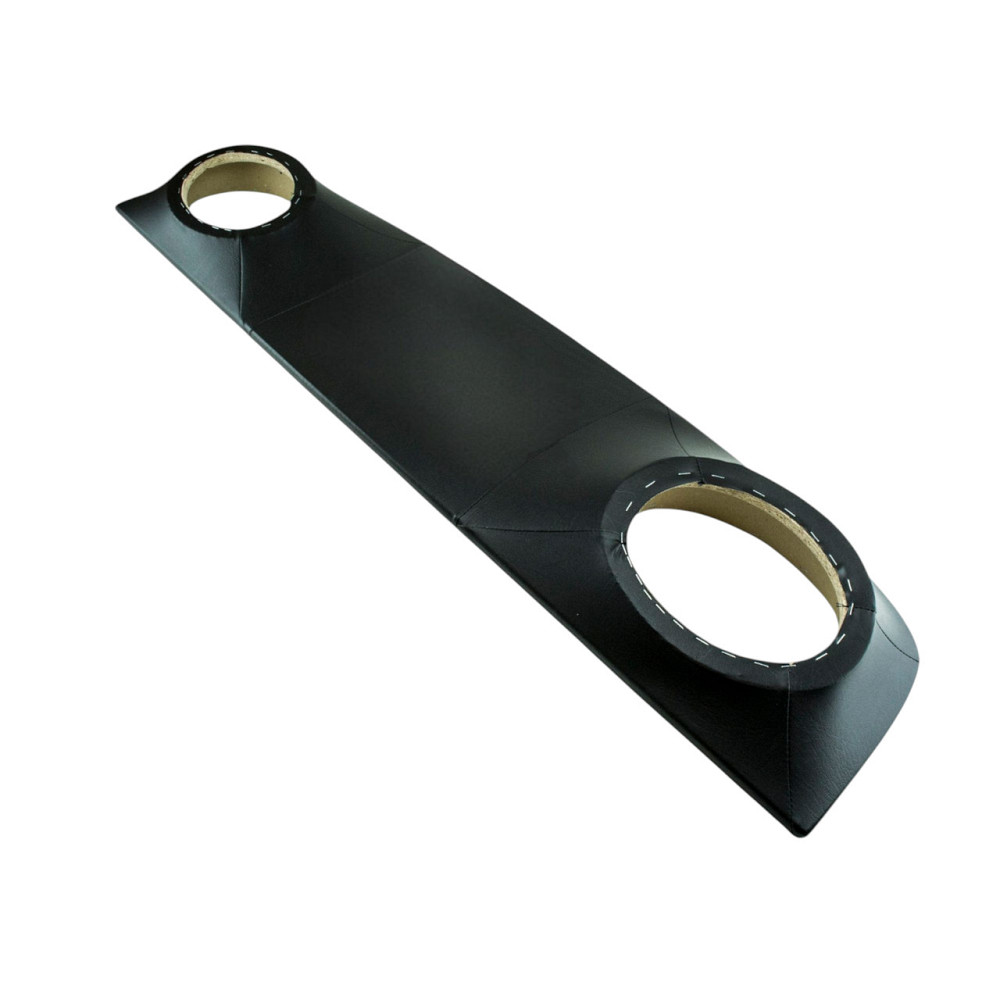 Полка ВАЗ 2101-2107 (аккустичесая) черная с накатом (кожзам) задняя Мукачево - изображение 1